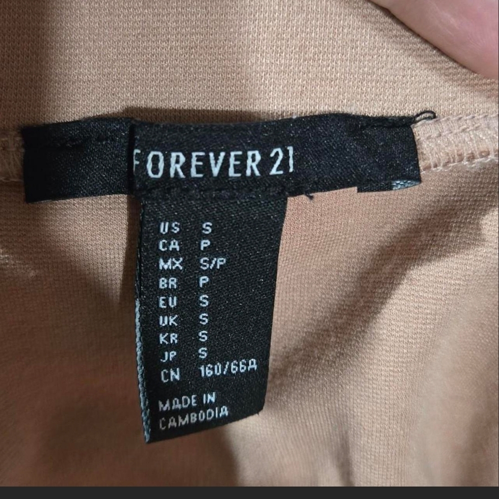 Forever 21 Camel Lace-Up Pencil Mini Skirt - Picture 5 of 5